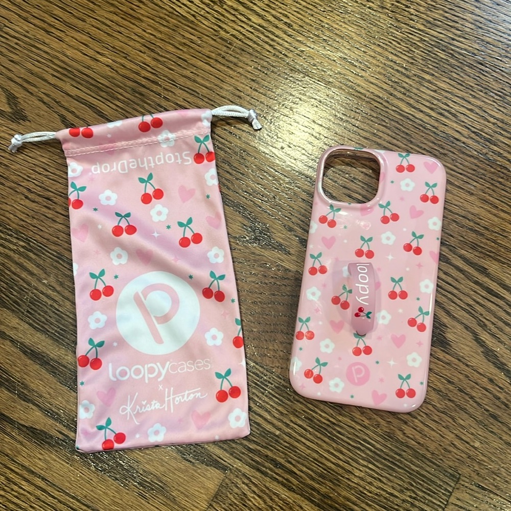 Krista Horton Cherry Cute Loopy IPhone 13 & iPhone 14